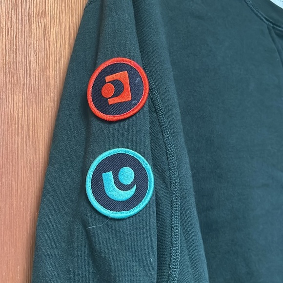 Mens Green Crewneck - Picture 2 of 4